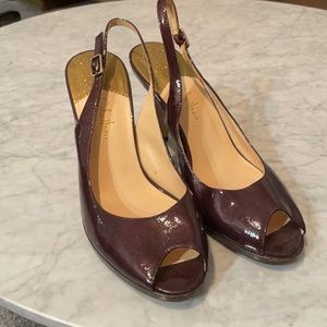 Cole Haan Peep toe sling backs